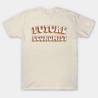 Future Economist - Groovy Retro 70s Style T-Shirt